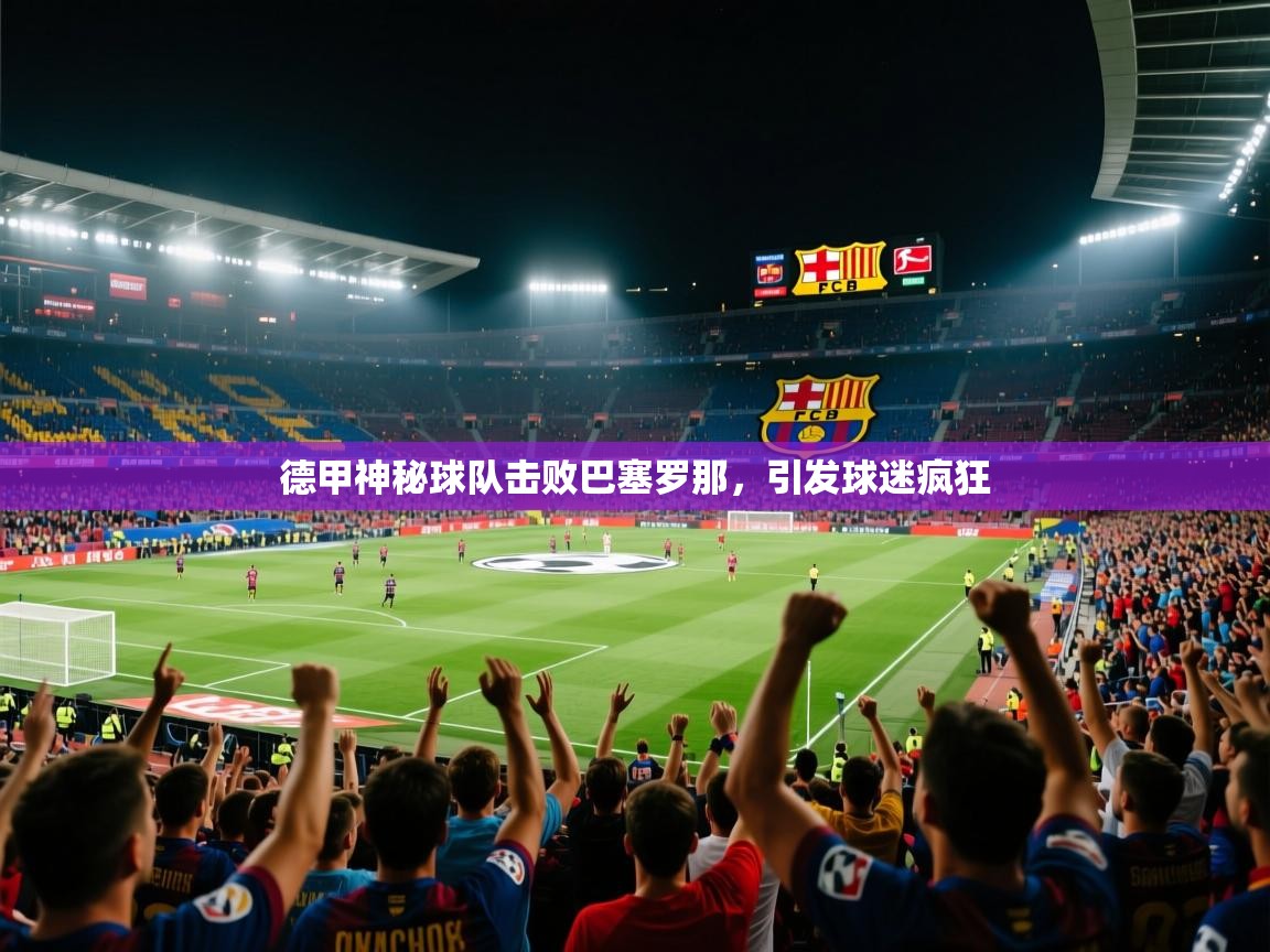 德甲神秘球队击败巴塞罗那，引发球迷疯狂  第2张