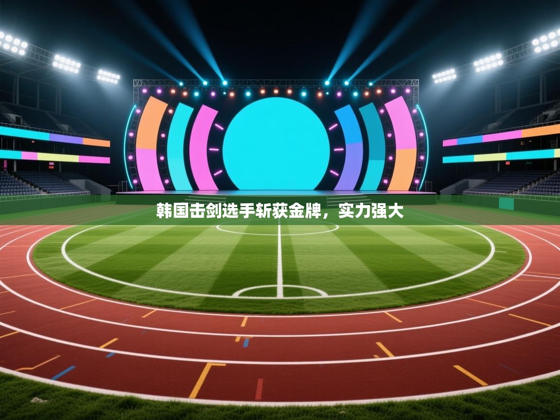 韩国击剑选手斩获金牌，实力强大